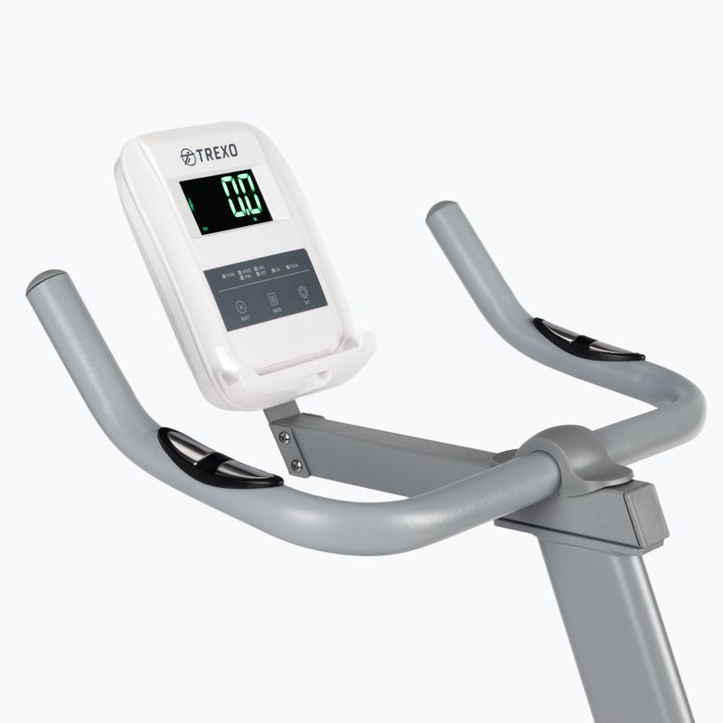 TREXO stationary bike white EB-500S 8