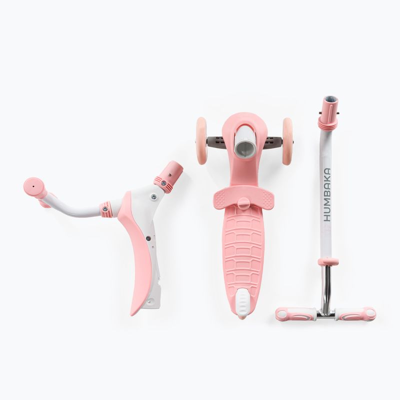 HUMBAKA Fun 3in1 children's scooter pink KS002 13