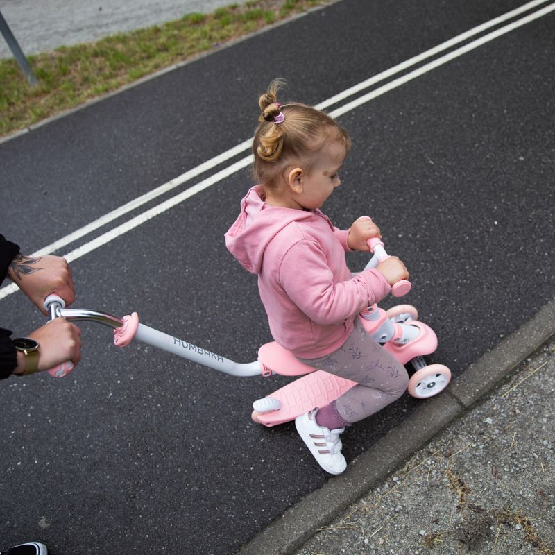 HUMBAKA Fun 3in1 children's scooter pink KS002 14