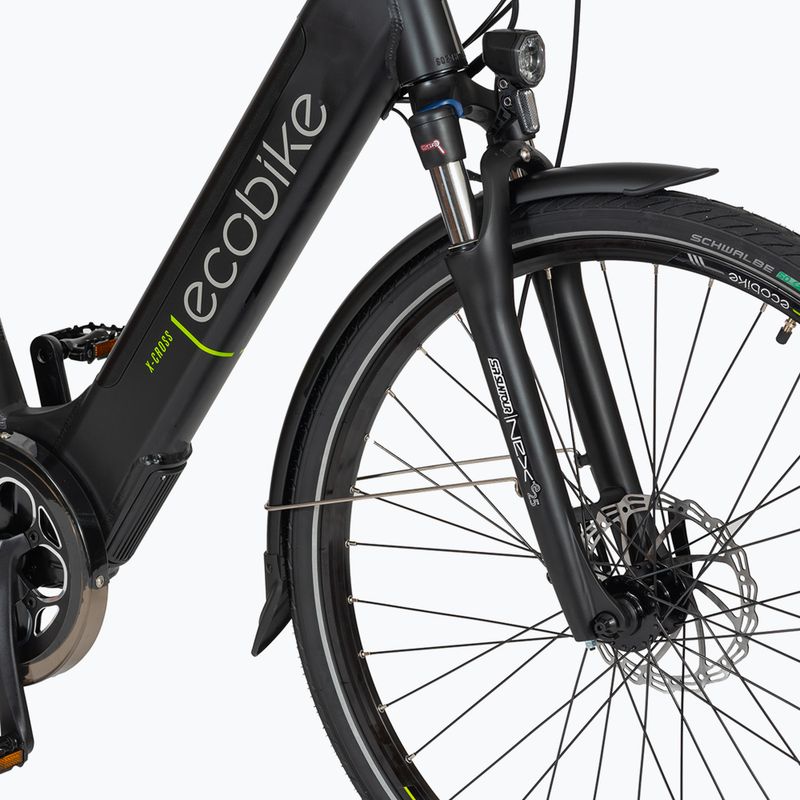 EcoBike X-Cross M/13Ah electric bike black 1010303 7