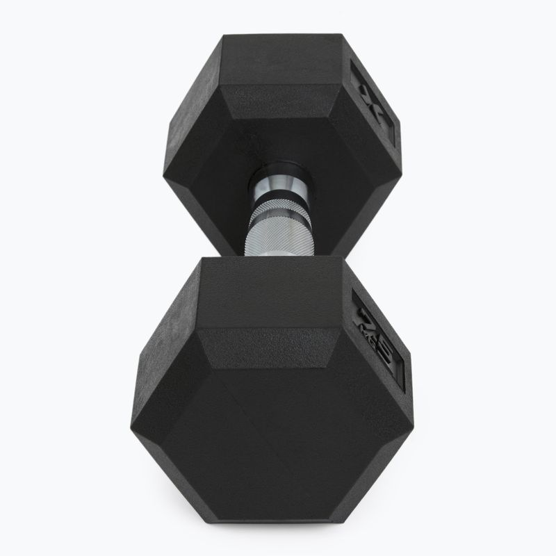 XTREXO Hex HXD75 rubberised dumbbell 7.5 kg 6