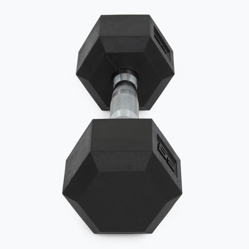 XTREXO Hex HXD50 5 kg rubberised dumbbells 6