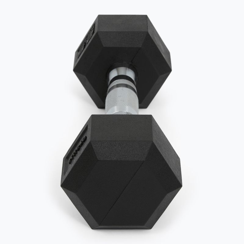 XTREXO Hex HXD25 rubberised dumbbell 2.5 kg 6