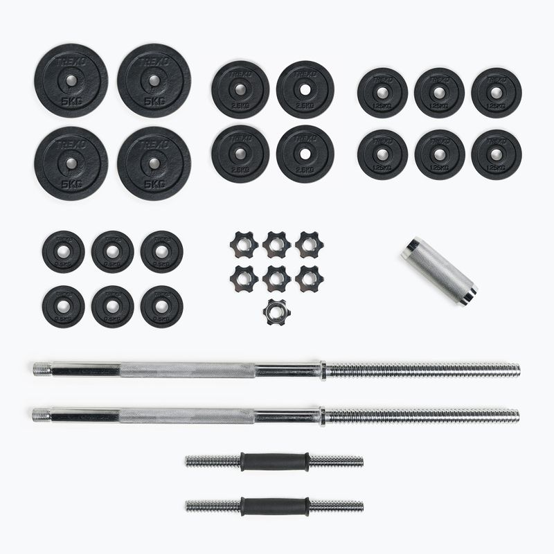 XTREXO 50 kg barbell dumbbell set DK50 3