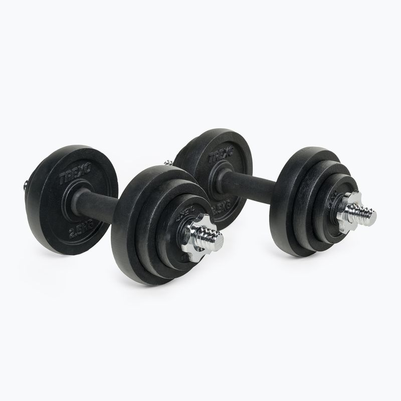 XTREXO 50 kg barbell dumbbell set DK50 4