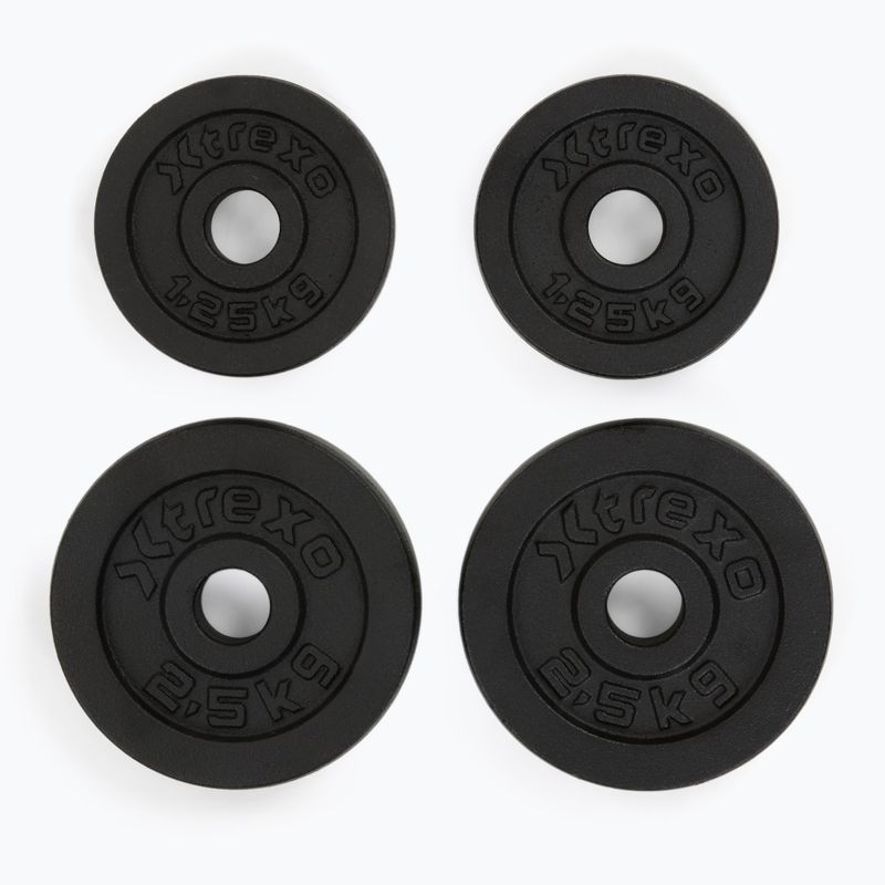 XTREXO 20 kg dumbbell set DK20 8