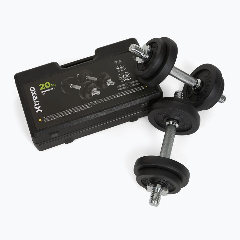 XTREXO 20 kg dumbbell set DK20 15