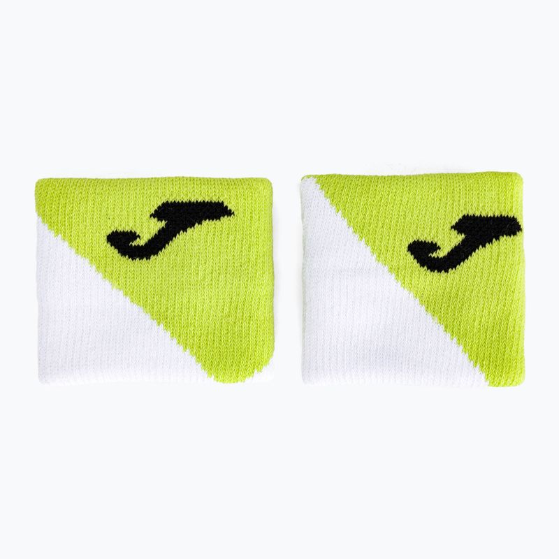 Joma 400818 Wristband Large 2 pcs white/yellow 400818.000 wrist wraps 2