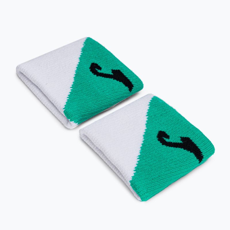 Joma 400818 Wristband Large 2 pcs white and green 400818.000 wrist wraps
