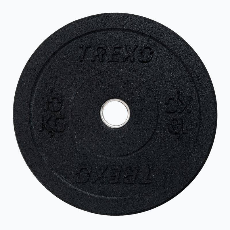 XTREXO Olympic bumper weights black TRX-BMP010 10 kg 7
