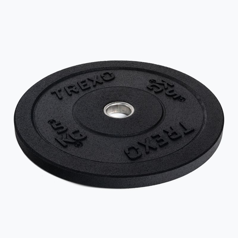 TREXO Olympic bumper weights black TRX-BMP005 5 kg