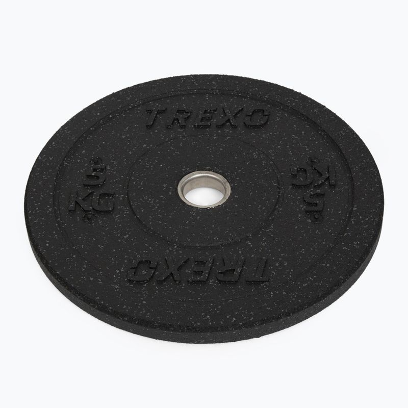 XTREXO Olympic bumper weights black TRX-BMP005 5 kg