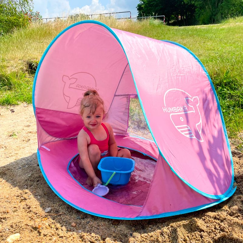 Beach tent with pool HUMBAKA BTK01 pink 5