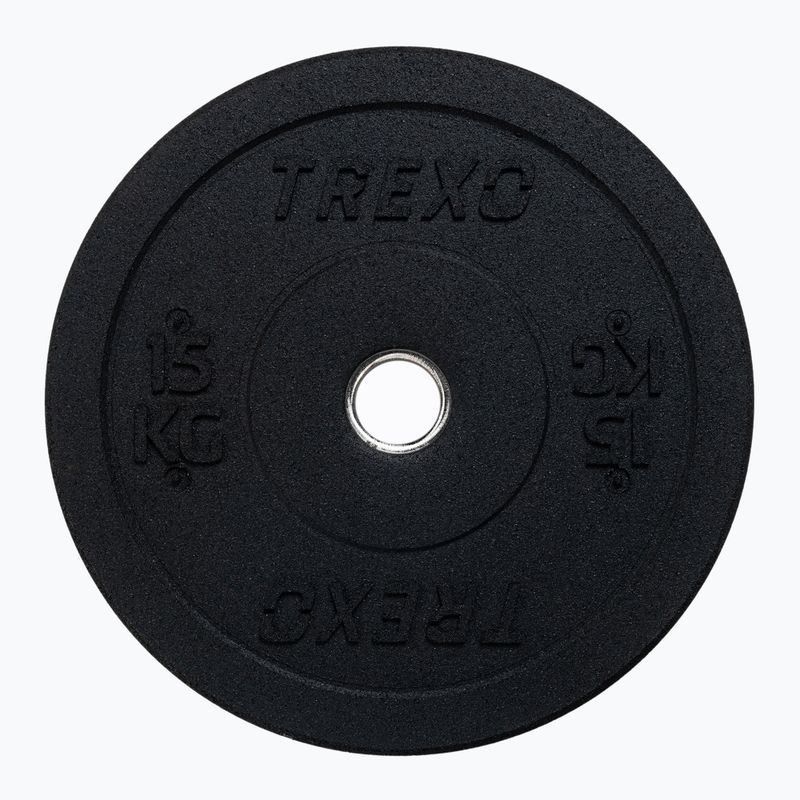 XTREXO Olympic bumper weights black TRX-BMP015 15 kg 10