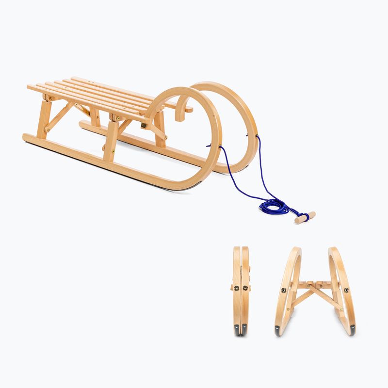 VT-Sport folding sled Lamb's Horns brown HKS 43110