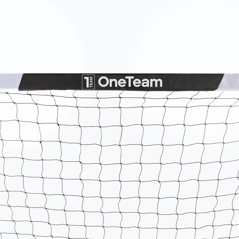 OneTeam One football goal 300 x 200 cm galvanized steel white/black 14