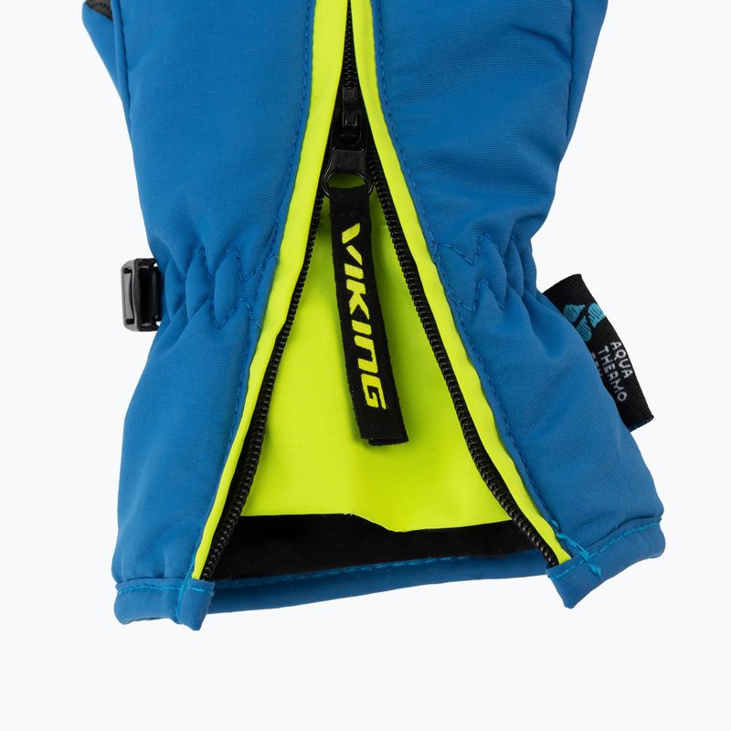 Children's ski gloves Viking Asti blue 120/23/7723 4