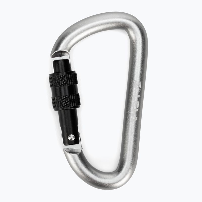 Salewa D-Shape Carbiner With Screw grey 00-0000034102