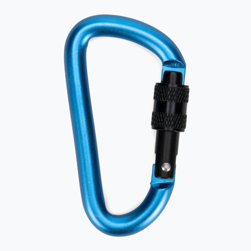 Salewa D-Shape Carbiner With Screw blue 00-0000034102 2