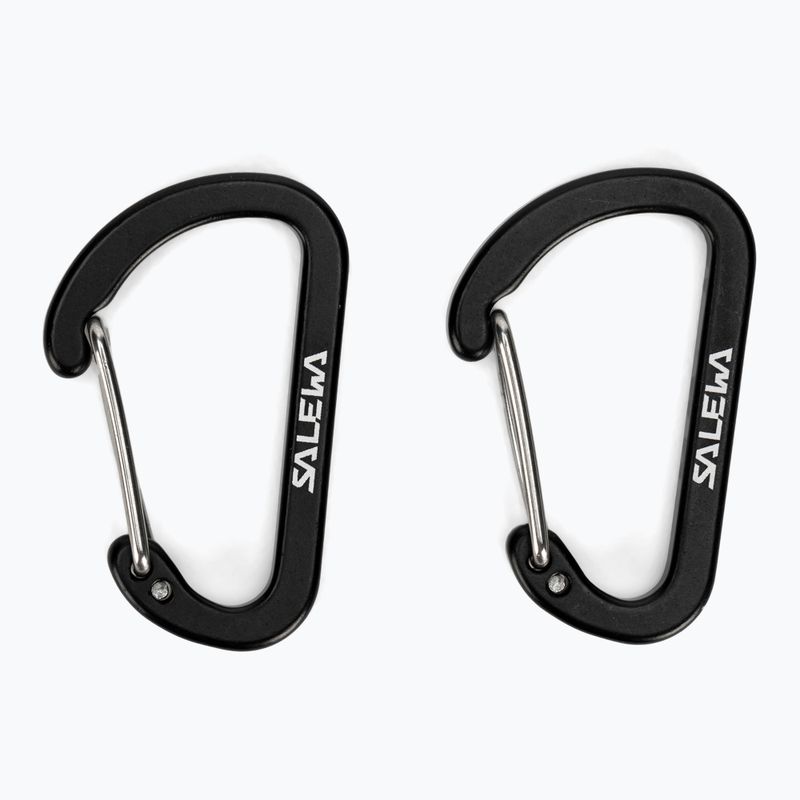 Salewa Flat Wiregate carabiners 2 pcs. black 00-0000034103