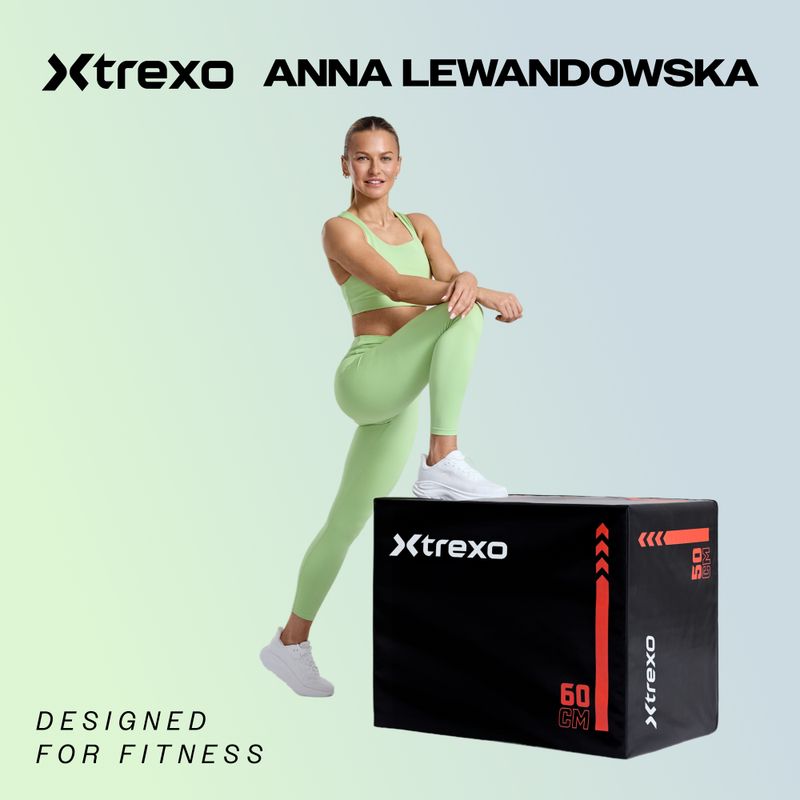 Foldable plyometric box XTREXO 7,5 cm black 2