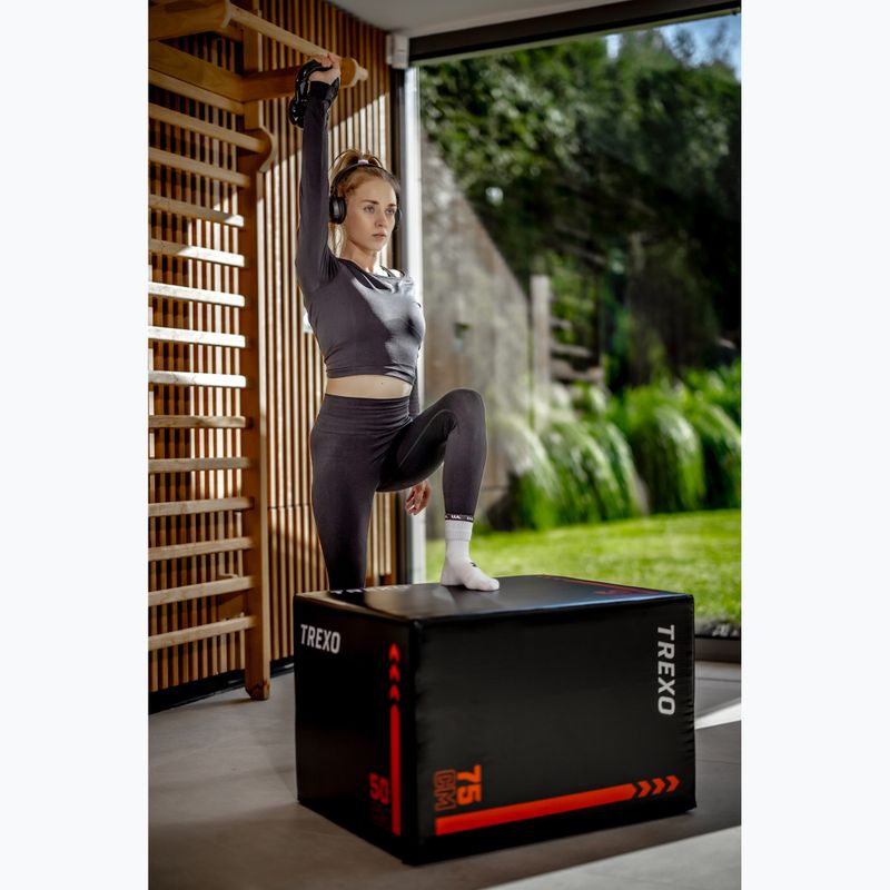 TREXO plyometric box TRX-PB30 30 kg black 3