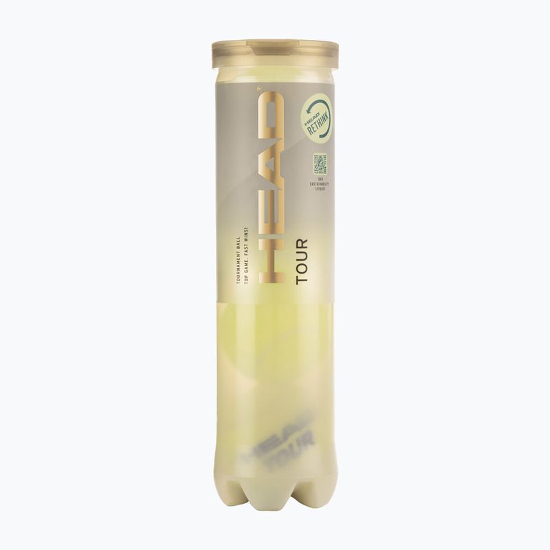 HEAD Tour tennis balls 4 pcs. 3