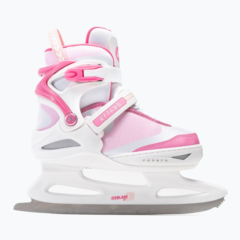 Children's skates ATTABO Girl white/pink 2