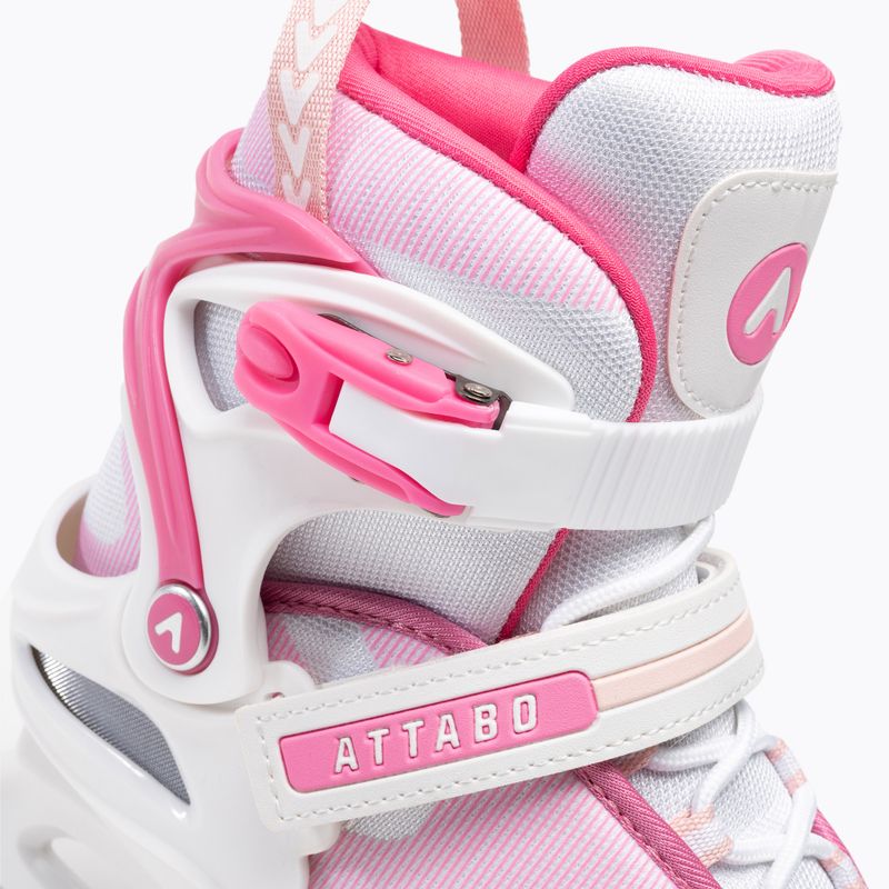 Children's skates ATTABO Girl white/pink 8