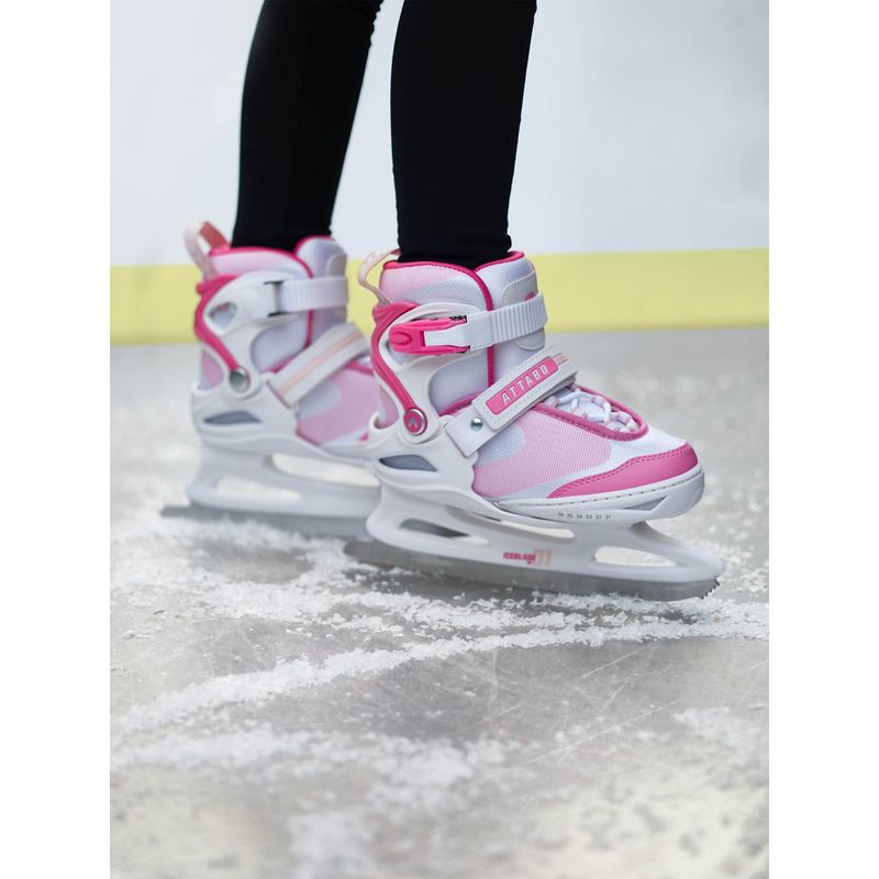 Children's skates ATTABO Girl white/pink 10