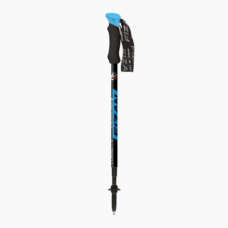 Fizan Compact 4 trekking poles blue/black