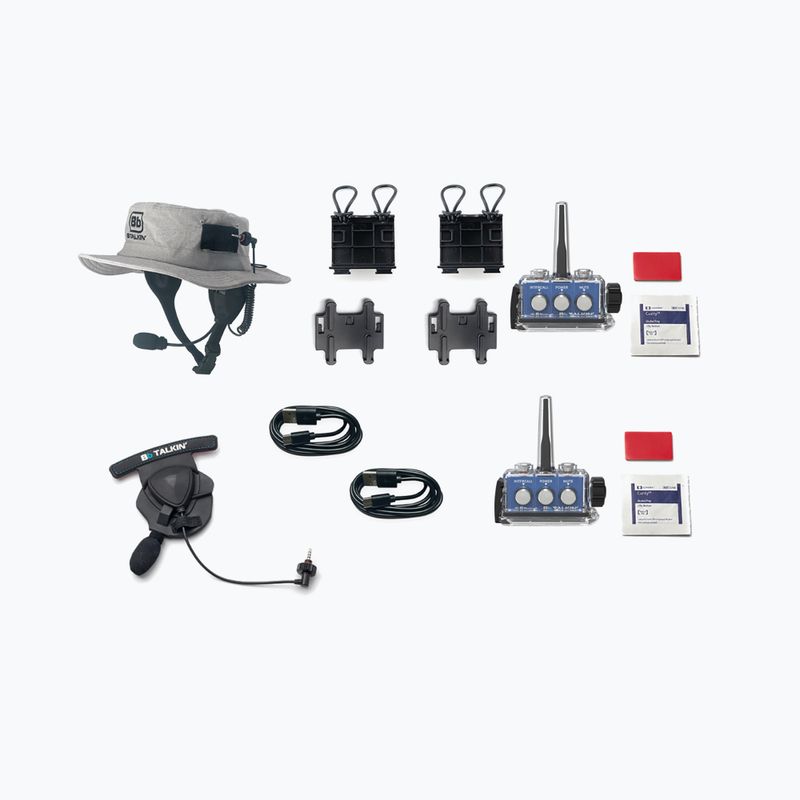 Headset with hat BbTALKIN SD 2-way Mono 2