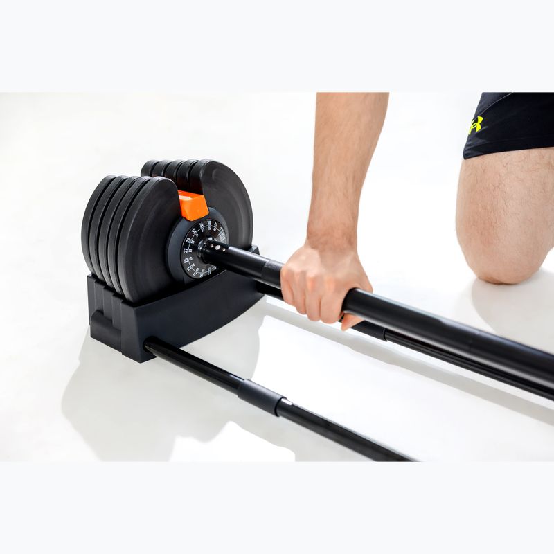 Dumbbell/ barbell 2-in-1 TREXO TRX-ABD40 1-40 kg black/orange 4