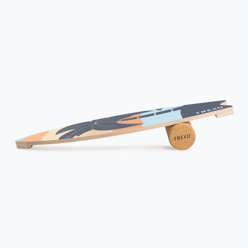 Balancing board + mat + roller TREXO BBS01 blue/orange 3