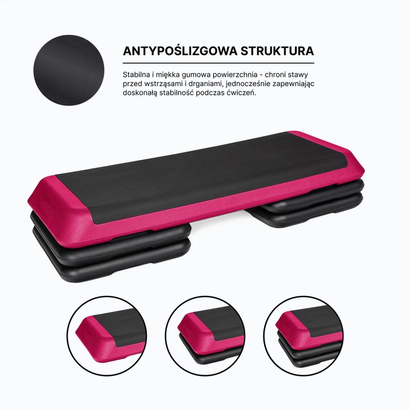 XTREXO Aerobic stepper AS01 black/pink 5