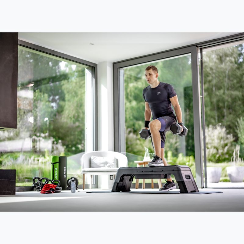 XTREXO Hex 17.5 kg rubberised dumbbell 3