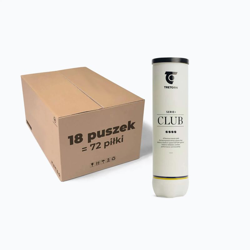 Tretorn Serie+ Club tennis balls 18 x 4pc.