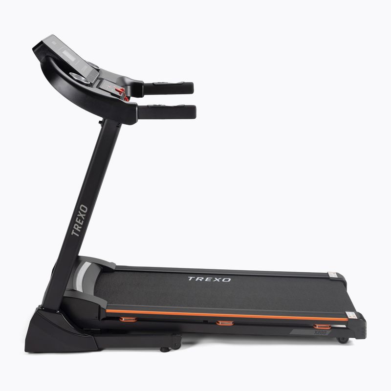 TREXO X200 electric treadmill black 2