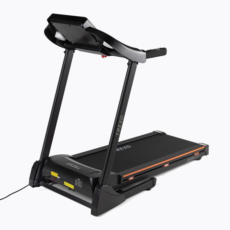 TREXO X200 electric treadmill black 3