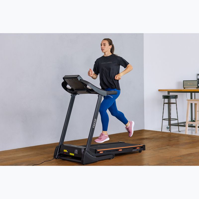 TREXO X200 electric treadmill black 18