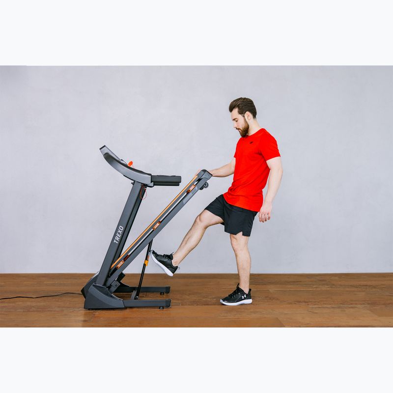 XTREXO X200 electric treadmill black 8