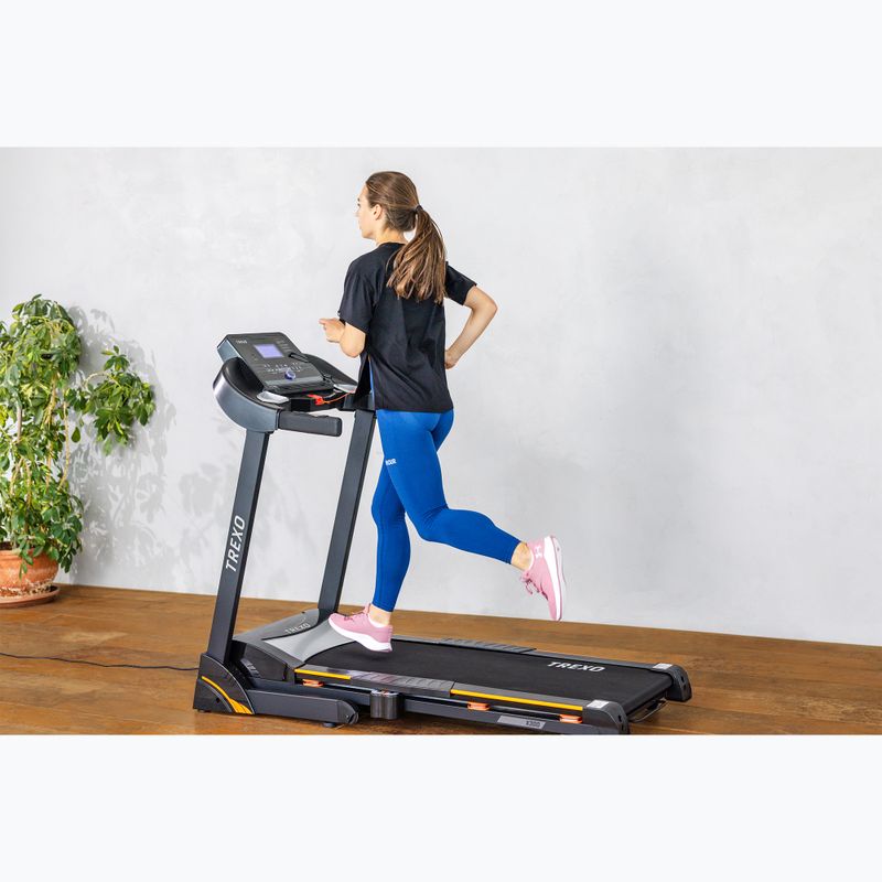 TREXO X300 electric treadmill black 4