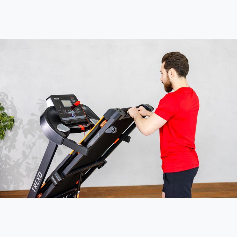 TREXO X300 electric treadmill black 22