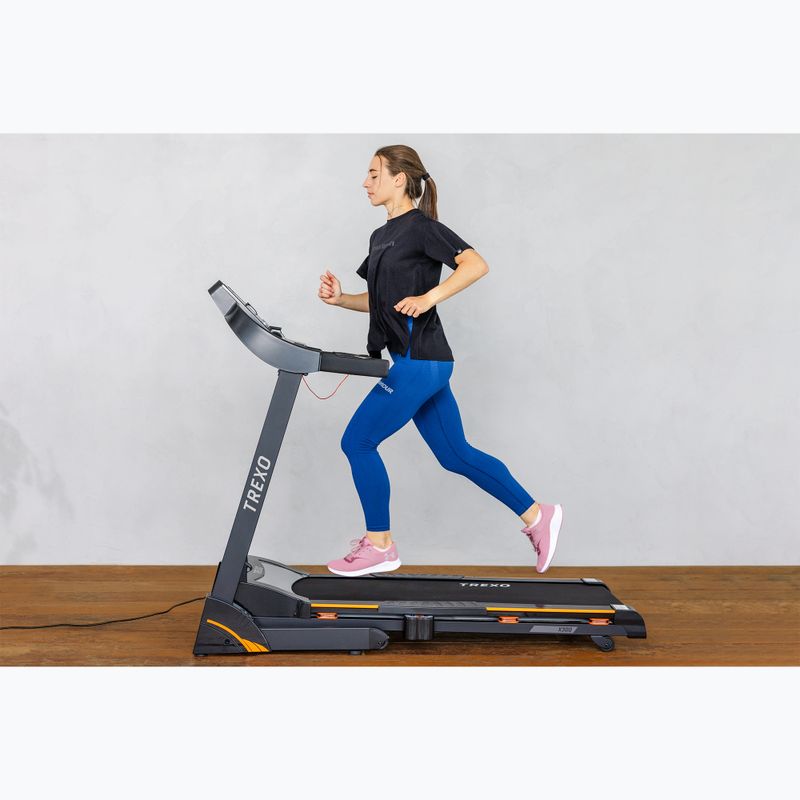 TREXO X300 electric treadmill black 7