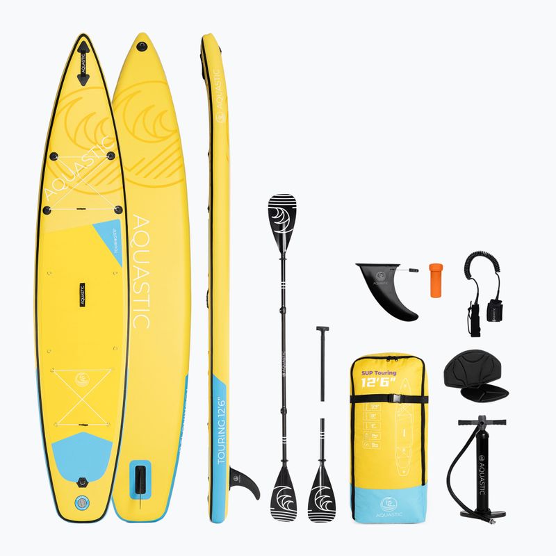 SUP AQUASTIC Touring board 12'6" yellow