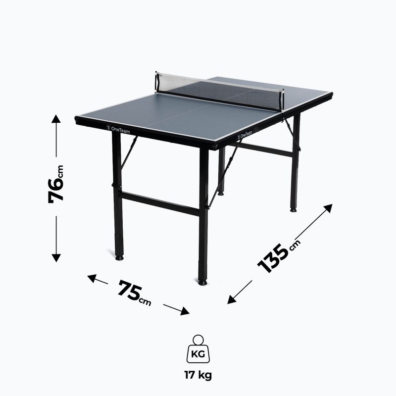 OneTeam children's table tennis table OT-MTI-01 blue 2