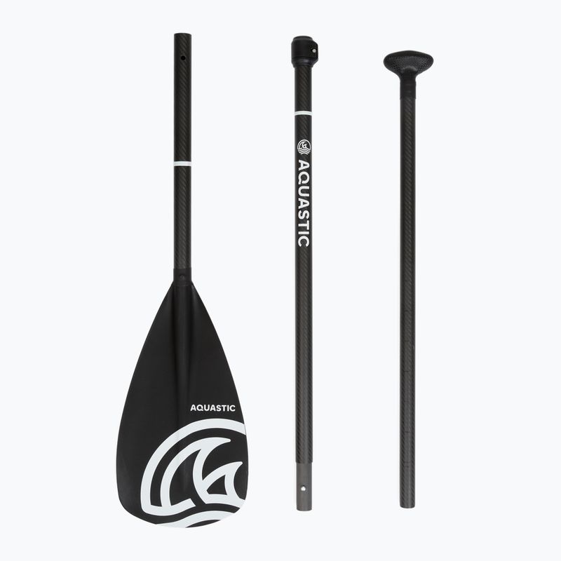 SUP paddle 3-piece AQUASTIC SUP Fibre + Carbon black 4