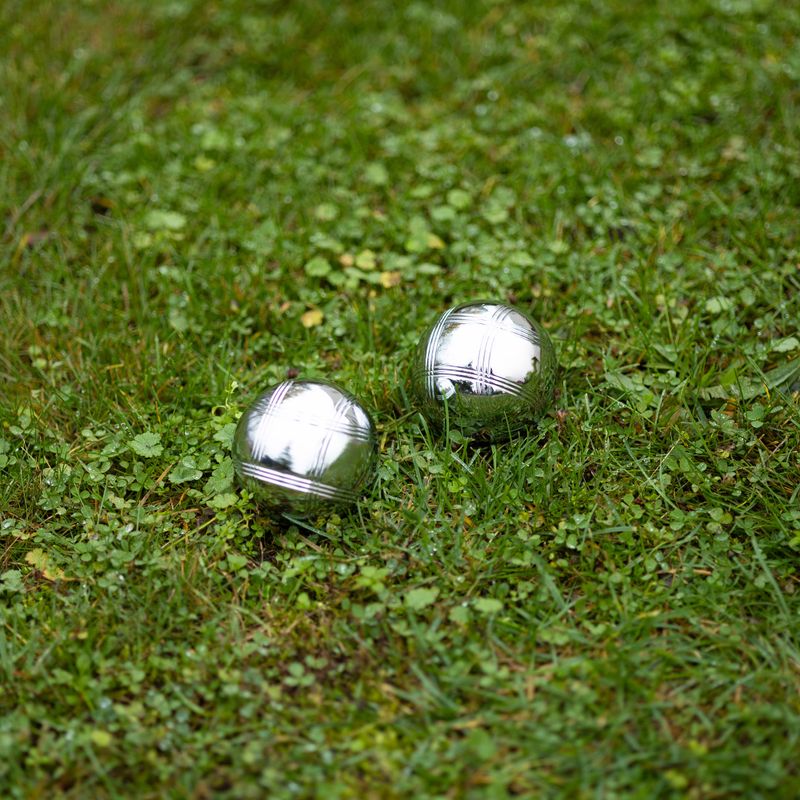 OneTeam set of 8 balls for boule FRU silver 8