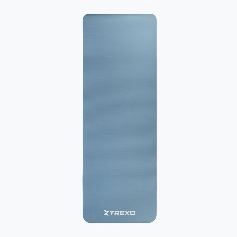 XTREXO NBR 15 mm exercise mat with strap blue 8