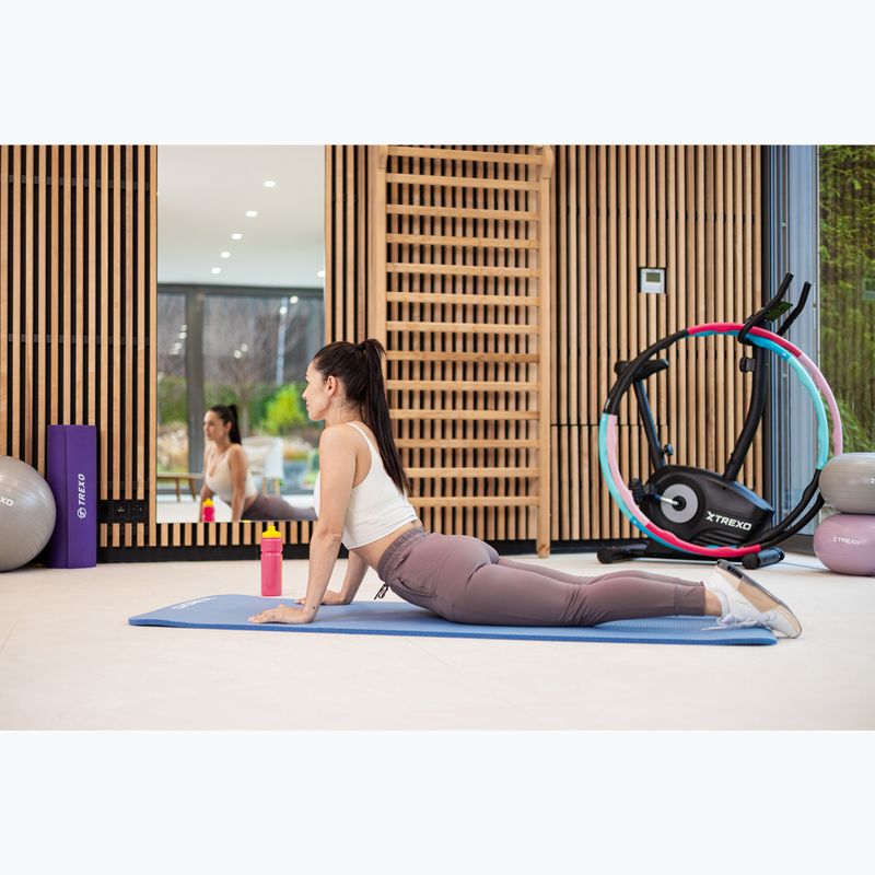 XTREXO NBR 15 mm exercise mat with strap blue 5